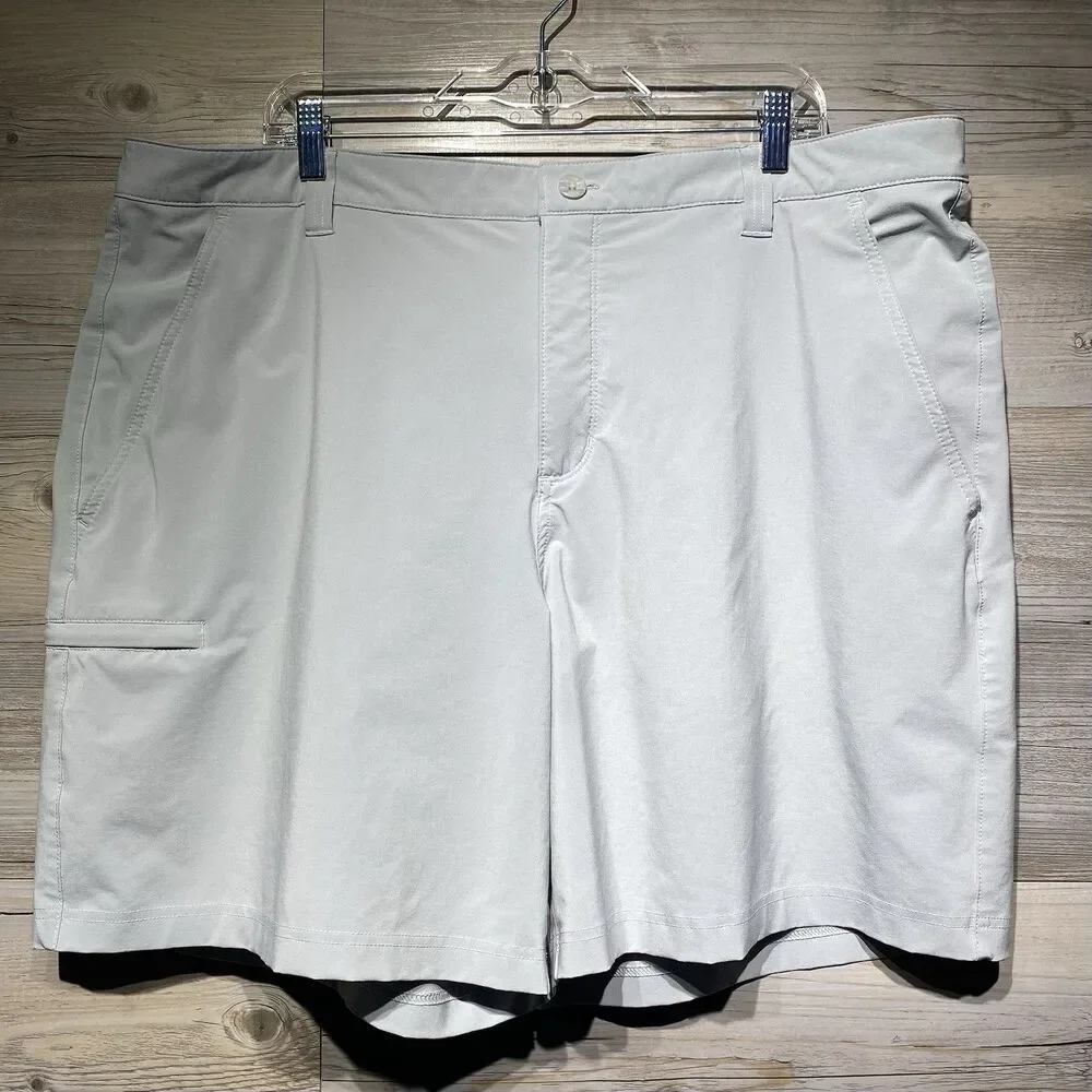 Columbia PFG Grander Marlin III Offshore Fishing Shorts Men’s 42W 8L Cool Gray